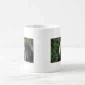 2 weiße Gesichtcapuchin-Affen Kaffeetasse (Mittel)