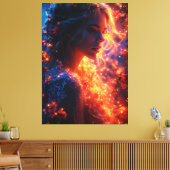 #2 Welt der Fantasie Leinwanddruck (Insitu (Wohnzimmer))