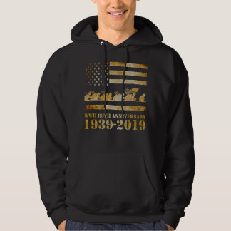 2. Weltkrieg 80. Jubiläum Veteranen D Tag Gif Hoodie