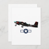 2. Weltkrieg: Amerikanische Flugzeuge (Vorne/Hinten)