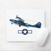 2. Weltkrieg: Amerikanische Flugzeuge Mousepad (Mit Mouse)