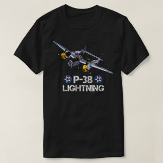 2. Weltkrieg Amerikanischer P-38-Blitzkämpfer-Airp T-Shirt