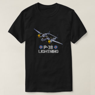 2. Weltkrieg Amerikanischer P-38-Blitzkämpfer-Airp T-Shirt