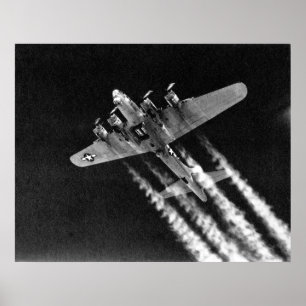 2. Weltkrieg B-17 im Flug Poster