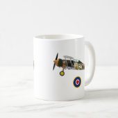 2. Weltkrieg: Britische Flugzeuge Kaffeetasse (VorderseiteRechts)