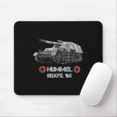 2. Weltkrieg: Deutsche, selbstfahrende Artillerie  Mousepad (Mit Mouse)