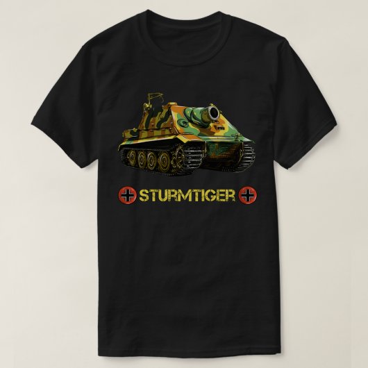 2. Weltkrieg Deutscher Tank Sturmtiger-Denkmal gif (Design vorne)