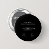 2. Weltkrieg Deutsches Bismarckschiff Modell WW2 S Button (Vorne & Hinten)