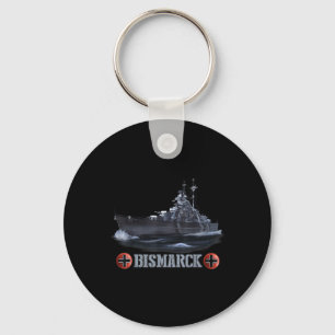 2. Weltkrieg Deutsches Schlachtschiff Bismarck Schlüsselanhänger