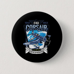 2. Weltkrieg Militärflugzeuge Wwii F4u Cor Button