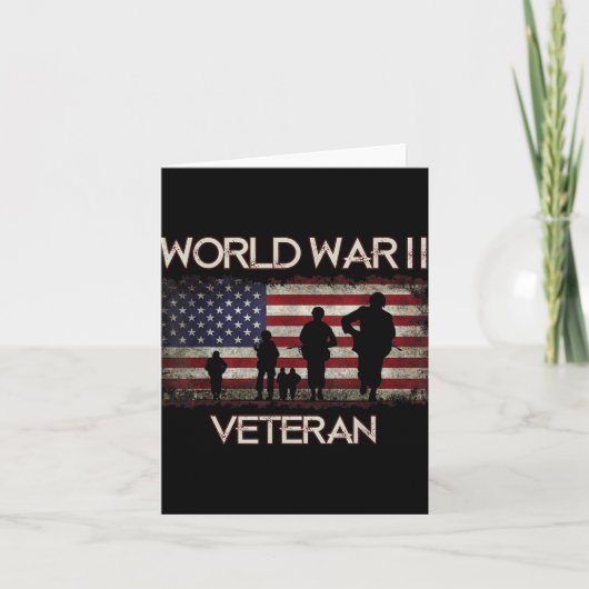 2. Weltkrieg Veteran S Karte (Vorderseite)