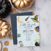 2 Wizards Brewing Twin Boys Halloween Baby Shower Folieneinladung