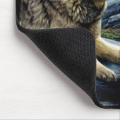 2 Wölfe Mousepad (Ecke)