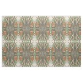 2 wütende Vintage Eule in einem Baumgewebe Stoff (Fat Quarter (45,7 x 55,9 cm))