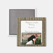 2"x2" Ankündigung Magnet Bamboo Bliss (Vorderseite/Rückseite)