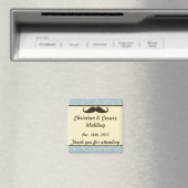 2"x2" Ankündigung Magnet I Mustache Sie a Questin (In Situ (Geschirrspüler))