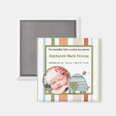 2"x2" Ankündigung Magnet Laguna Beach Turtle Frosc (Vorderseite/Rückseite)