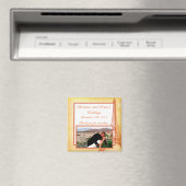 2"x2" Ankündigung Magnet Paris Peach (In Situ (Geschirrspüler))