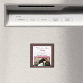 2"x2" Ankündigung Magnet Pink Kronier (In Situ (Geschirrspüler))