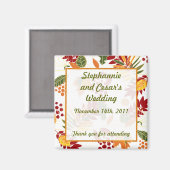 2"x2" Ankündigungs-Magnet-Fall-Foliage-Blätter Magnet (Vorderseite/Rückseite)
