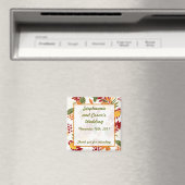 2"x2" Ankündigungs-Magnet-Fall-Foliage-Blätter Magnet (In Situ (Geschirrspüler))