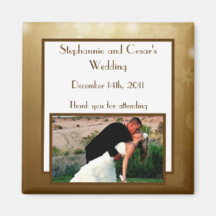 2"x2" Ankündigungsmagnet Weihnachten Kupfer Unschä Magnet