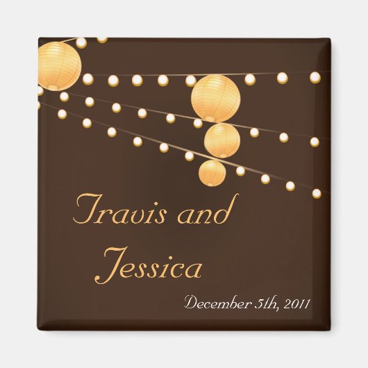 2"x2" Bevorzugen Sie Magnet Paper Lanterns auf Bro (Vorne)