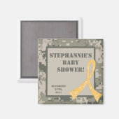 2"x2" Gastgeschenk Magnet ARMY ACU Camoflauge Camo (Vorderseite/Rückseite)