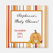 2"x2" Gastgeschenk Magnet Herbstfall Pumpkinsel Ba (Vorne)