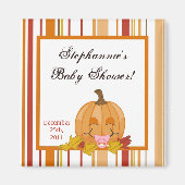 2"x2" Gastgeschenk Magnet Herbstfall Pumpkinsel Ba (Vorne)