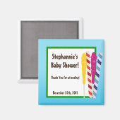 2"x2" Gefallen an Magnet Candy Land Ice Creme Suck (Vorderseite/Rückseite)