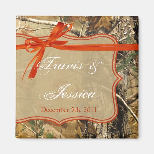 2"x2" Gefallen Magnet Jäger Camoflouge Camouflage (Vorne)