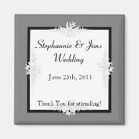 2"x2" Gefallen Magnet Sommer-Liebe und Muscheln