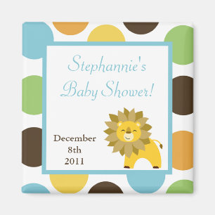 2"x2"Jungle King Lion Safari Zoo Magnet Gefallen