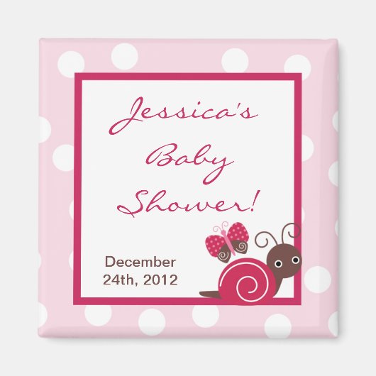 2"x2" Magnet Favor Berry Garden Lady Bug (Vorne)