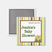 2"x2" Magnet Gunst Jungle Babies Tiere (Vorderseite/Rückseite)