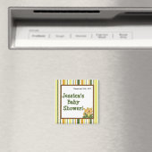 2"x2" Magnet Gunst Jungle Babies Tiere (In Situ (Geschirrspüler))