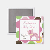 2"x2" Magnet Gunst Jungle Queen Pink Tiger Safari (Vorderseite/Rückseite)