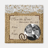 2"x2" Speichern Sie das Magnet-Pferdeschuh auf Bur Magnet (Vorne)