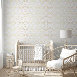 2' x 12' Golden Diamond Gemustert texturierter Vin Tapete