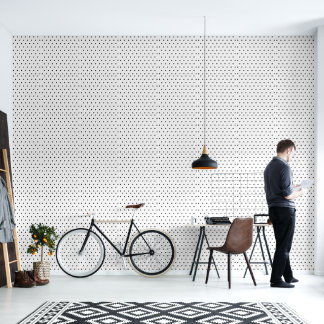 2' x 12' Polka Dot Texturierte Vinyl Tapete