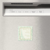 2"x 2" Ankündigung Magnet Damask Paris (In Situ (Geschirrspüler))
