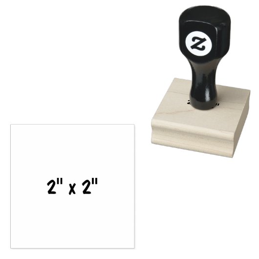 2" x 2" gummistempel (Stempel)