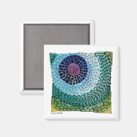 2 x 2 Magnet - 5-31-2020 (Vorderseite/Rückseite)