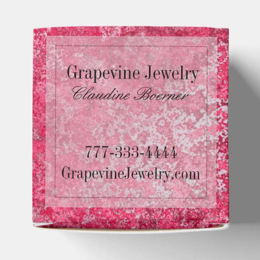 2" x 2" Schmuckbox Geschenkschachtel (Oben)