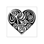 2" x 2" Stempel - Herz (Prägung)