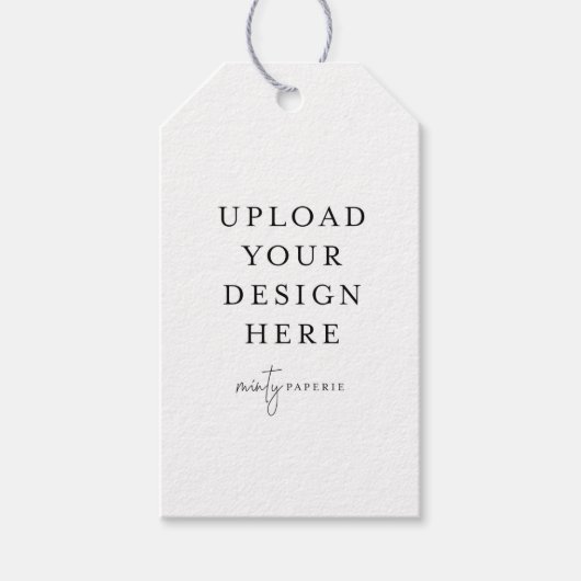 2" x 3,5" Geschenk / Gefälligkeitstempel Geschenkanhänger (Vorderseite)