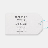 2" x 3,5" Geschenk / Gefälligkeitstempel Geschenkanhänger (Vorderseite (Horizontal))