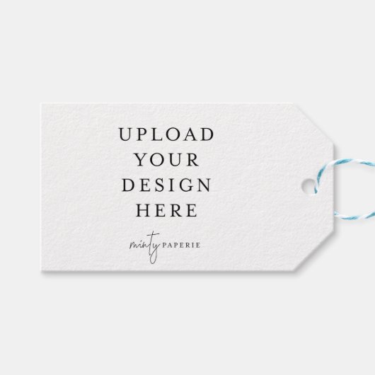 2" x 3,5" Geschenk / Gefälligkeitstempel Geschenkanhänger (Vorderseite (Horizontal))