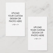 2" x 3.5" Small Card - Portrait Visitenkarte (Vorne/Hinten)